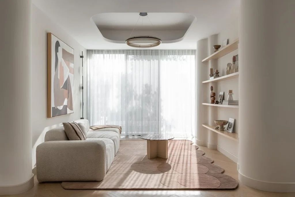 Maison Terra curved column living dining D'Ora Tokai Designs