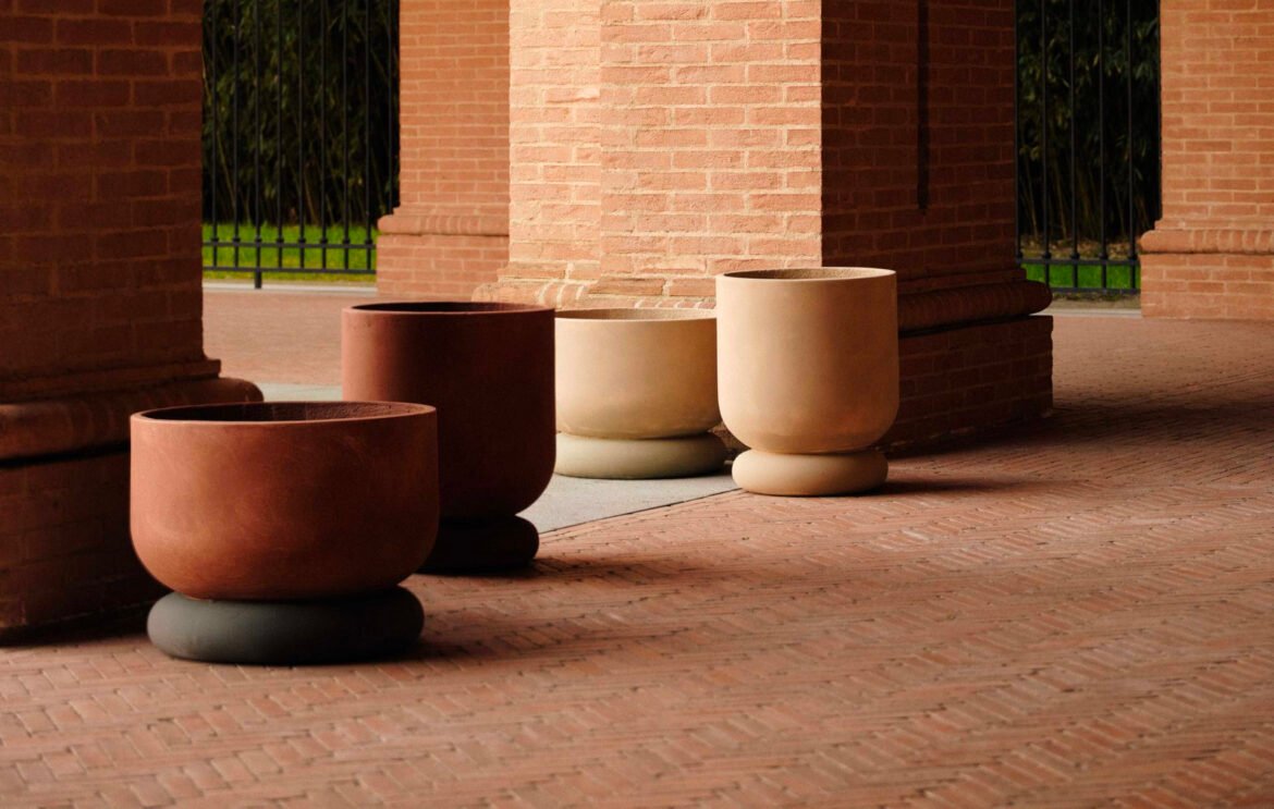 Coppe concrete vase collection Studiopepe Ethimo